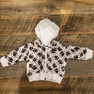 Six Bunnies Baby Hoodie
